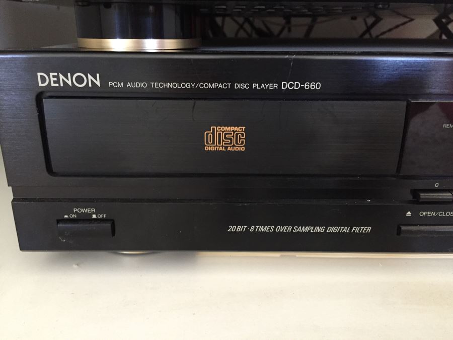 Denon Stereo System With Denon Receiver DRA-325R, Denon Quartz Record ...