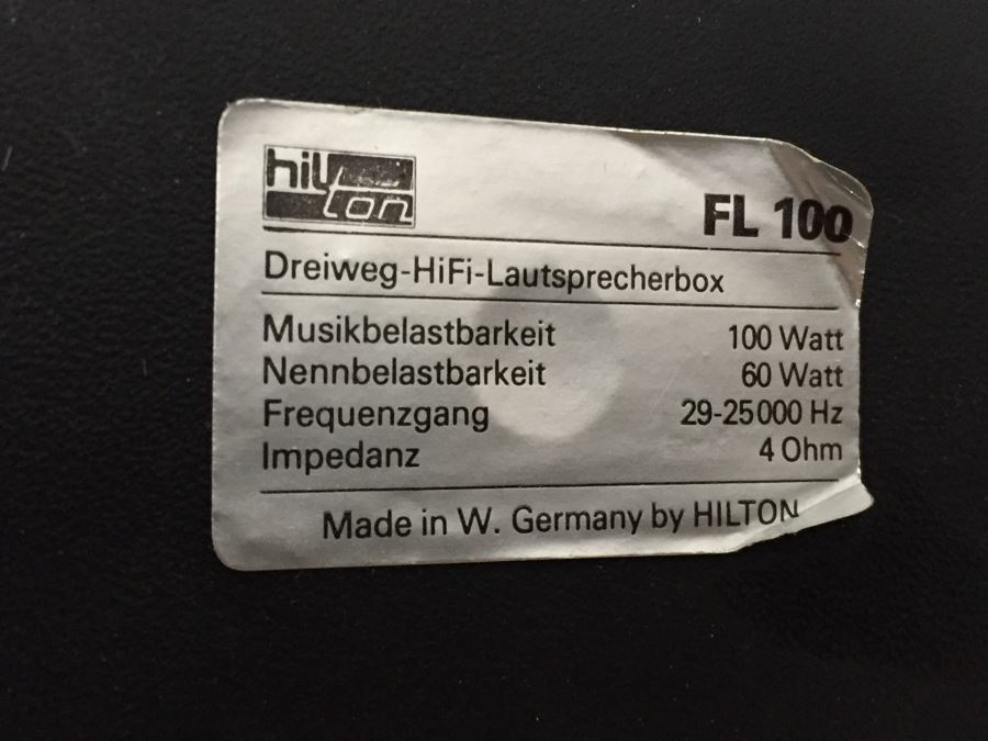 Denon Stereo System With Denon Receiver DRA-325R, Denon Quartz Record Player DP-23F, Denon Compact Disc Player DCD-660 And Hilton FL 100 German Speakers Plus Extra Audio-Technica Record Player Needle AT201EP  [Photo 8]