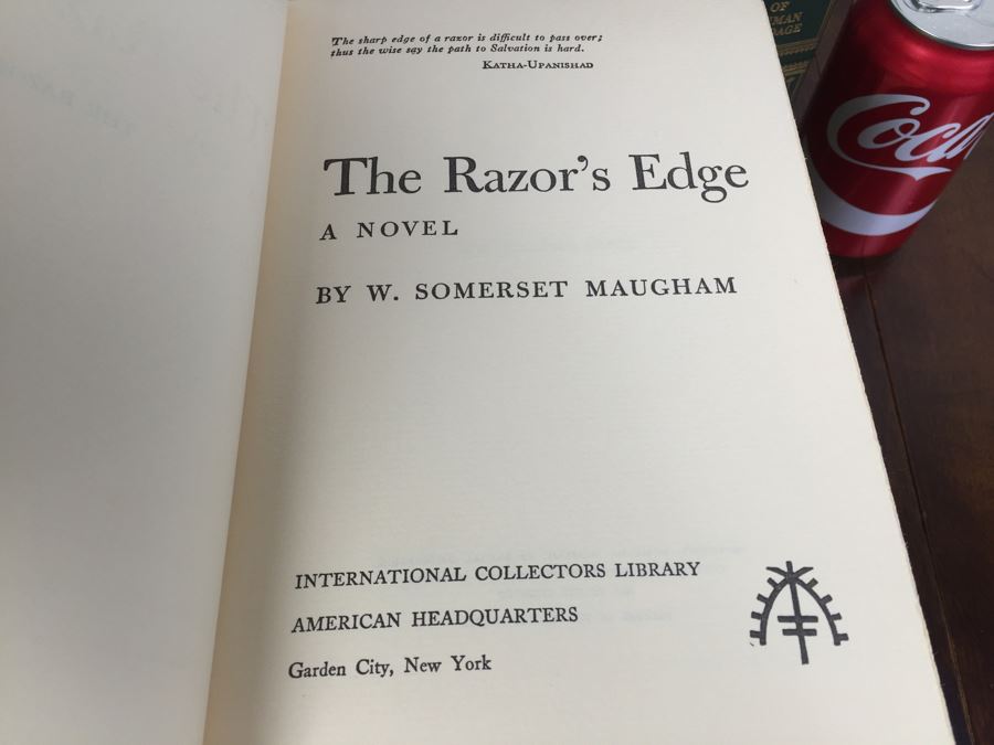 Set Of 7 Leather Bound International Collectors Library Books - The Pickwick Papers By Dickens, Walden And Other Writings By Henry David Thoreau, Of Human Bondage W. Somerset Maugham And More [Photo 21]