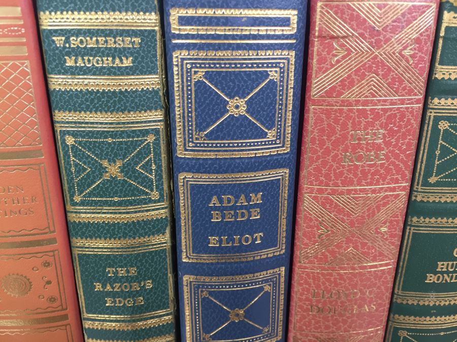 Set Of 7 Leather Bound International Collectors Library Books - The Pickwick Papers By Dickens, Walden And Other Writings By Henry David Thoreau, Of Human Bondage W. Somerset Maugham And More [Photo 14]