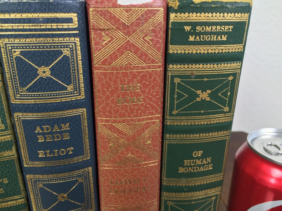 Set Of 7 Leather Bound International Collectors Library Books - The Pickwick Papers By Dickens, Walden And Other Writings By Henry David Thoreau, Of Human Bondage W. Somerset Maugham And More [Photo 16]