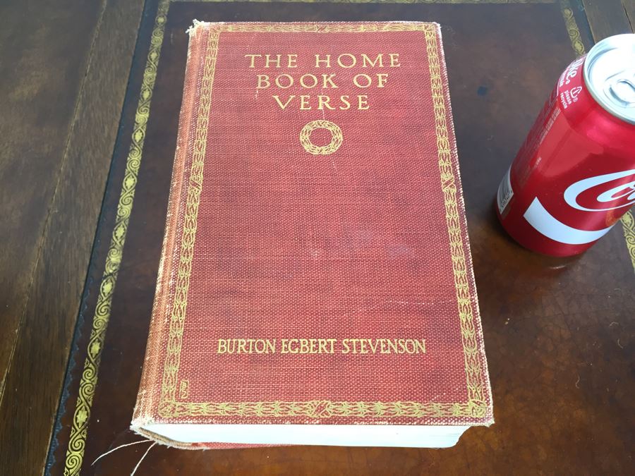 The Home Book Of Verse Book By Burton Egbert Stevenson 1926 [Photo 2]