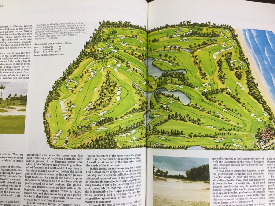 Special Edition Leather Bound The World Atlas Of Golf By Brown & Bigelow [Photo 3]