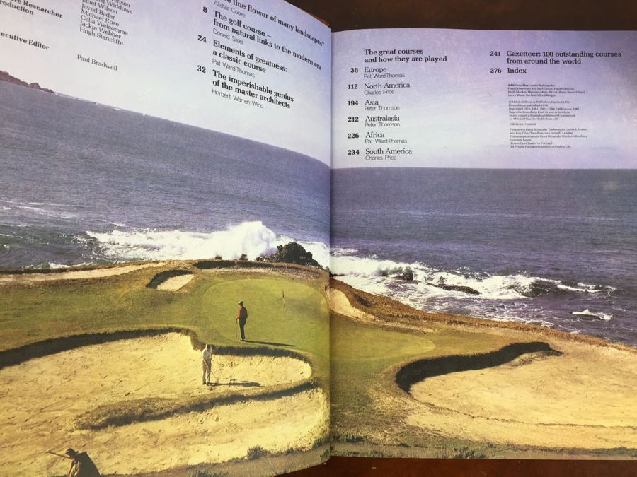 Special Edition Leather Bound The World Atlas Of Golf By Brown & Bigelow [Photo 7]