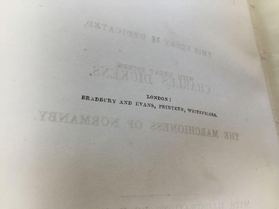 Antique First Edition Book Dombey And Son By Charles Dickens With Illustrations By H. K. Browne London Bradbury And Evans 1848 [Photo 18]