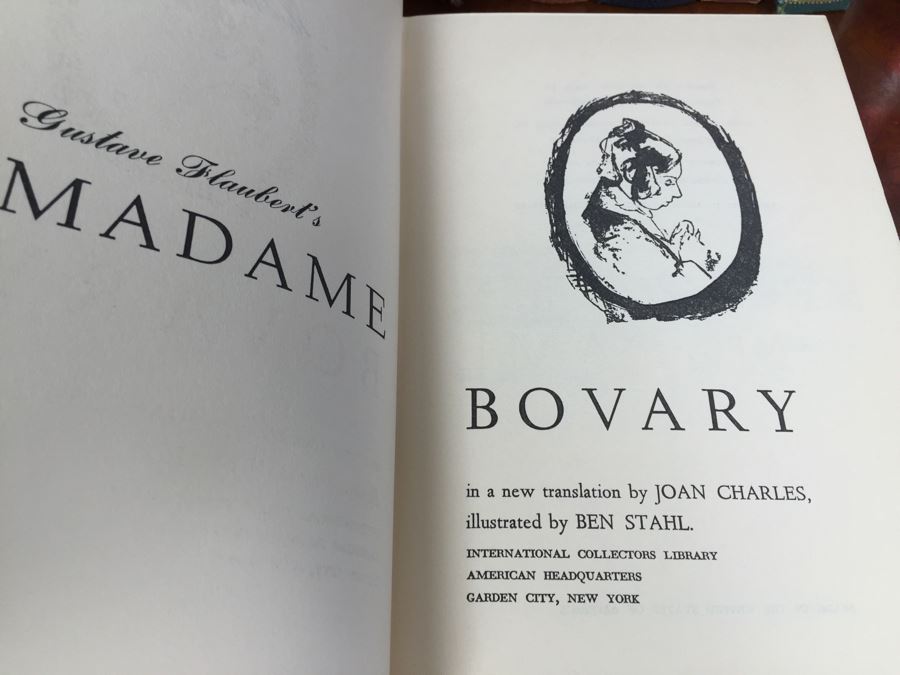Set Of 7 Leather Bound International Collectors Library Books - Vanity Fair By William Makepeace Thackeray, Camille By Alexandre Dumas, Victory By Joseph Conrad And More [Photo 10]
