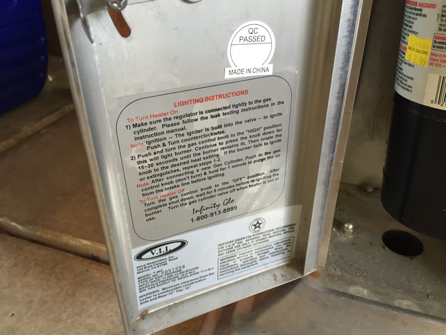 V.I.I. Outdoor Portable Propane Heater [Photo 8]