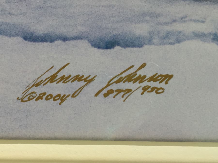 Johnny Johnson Signed Polar Bear Family Photograph Limited Edition 877/950 [Photo 3]