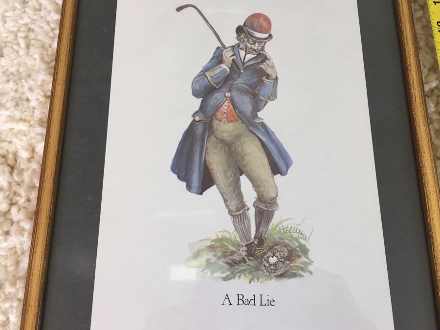 Norman Orr's Classic Golf Print Series A Bad Lie Framed [Photo 3]