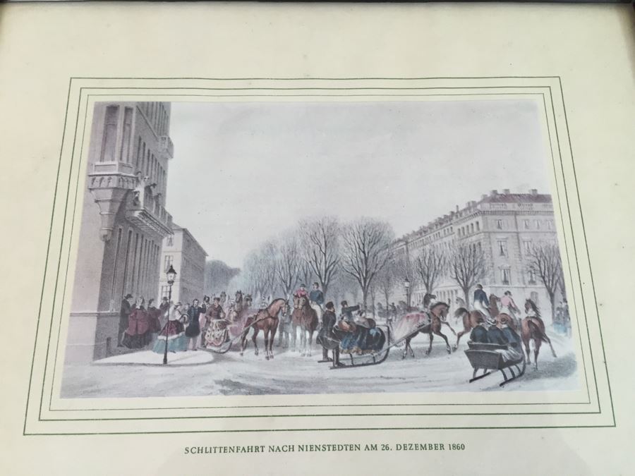 Set Of 9 Framed German Landscape Prints [Photo 14]