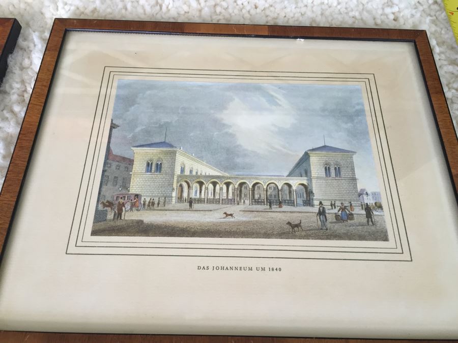 Set Of 9 Framed German Landscape Prints [Photo 4]