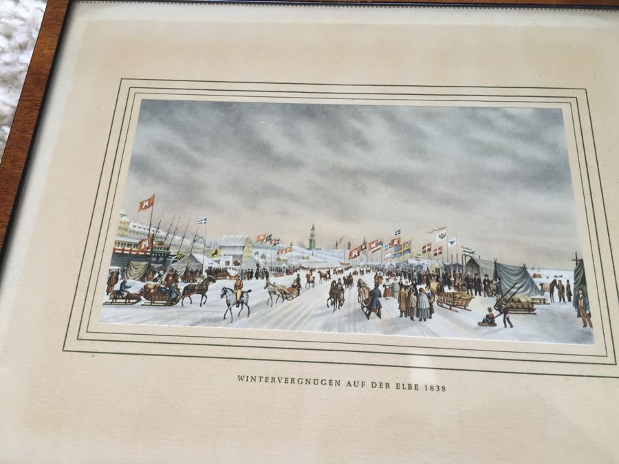 Set Of 9 Framed German Landscape Prints [Photo 18]