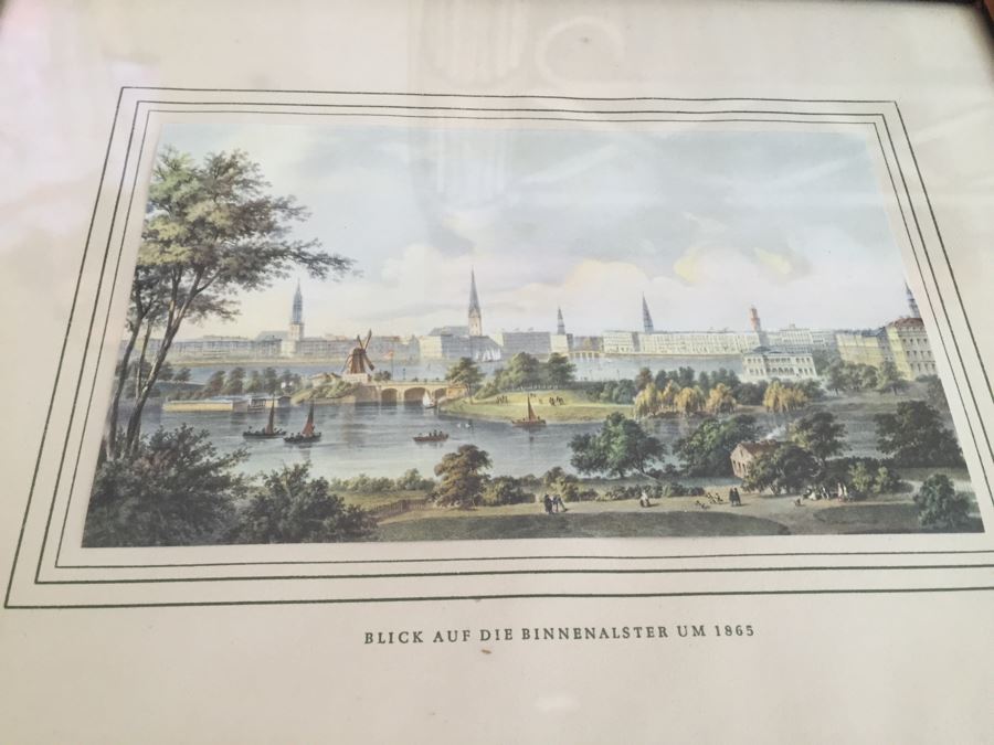 Set Of 9 Framed German Landscape Prints [Photo 3]