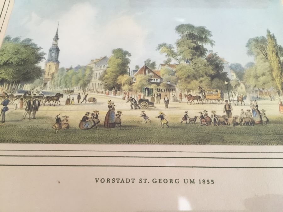 Set Of 9 Framed German Landscape Prints [Photo 9]