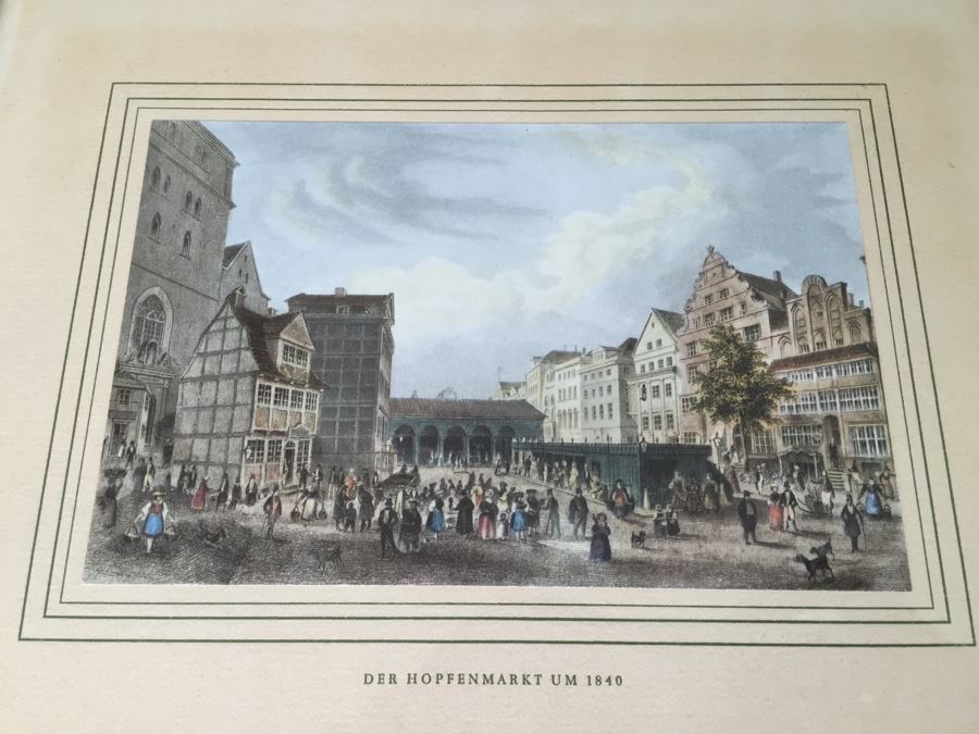 Set Of 9 Framed German Landscape Prints [Photo 16]