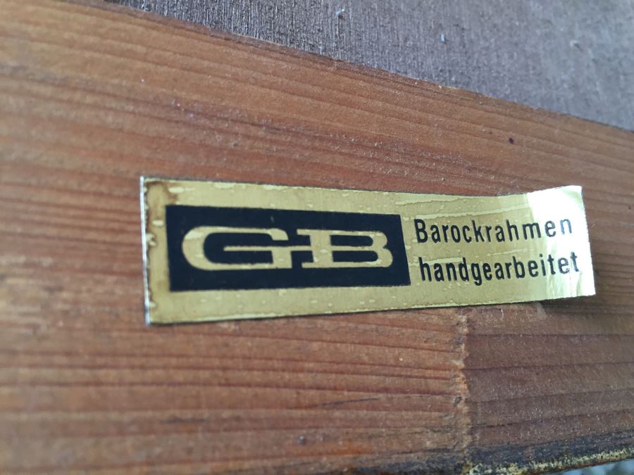 Nicely Framed Original Still Life Oil Painting Hand Signed By Artist Signature Illegible [Photo 15]