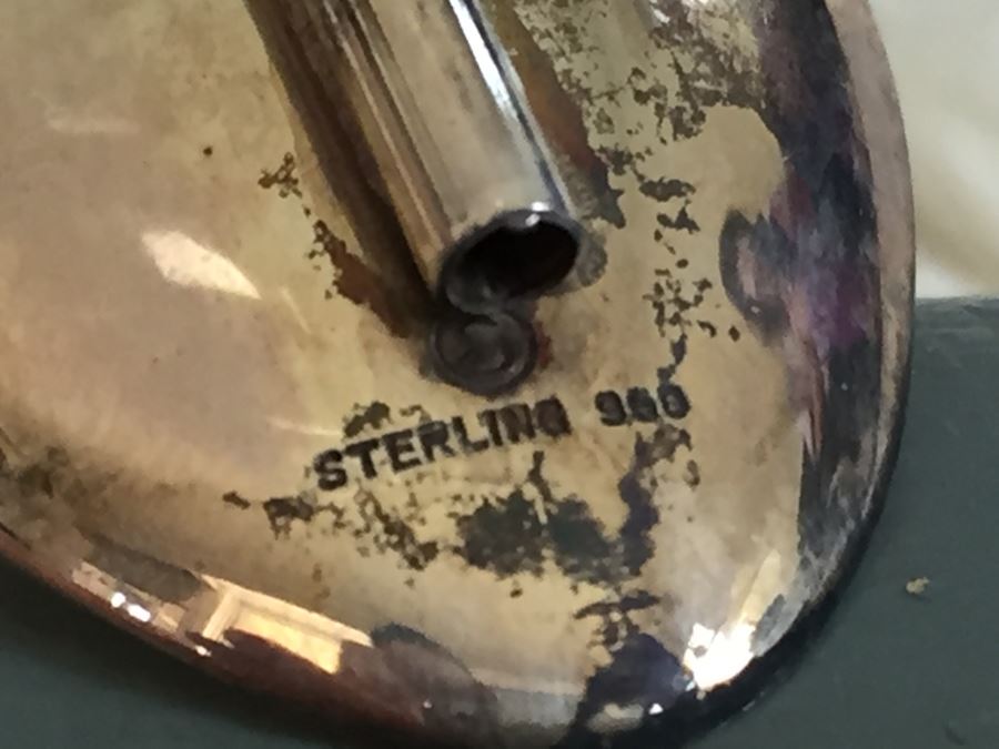 (6) Vintage 950 Sterling Silver Mint Julep Ice Tea Straw Spoons With Japanese Charms [Photo 13]