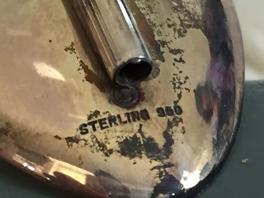 (6) Vintage 950 Sterling Silver Mint Julep Ice Tea Straw Spoons With Japanese Charms [Photo 2]