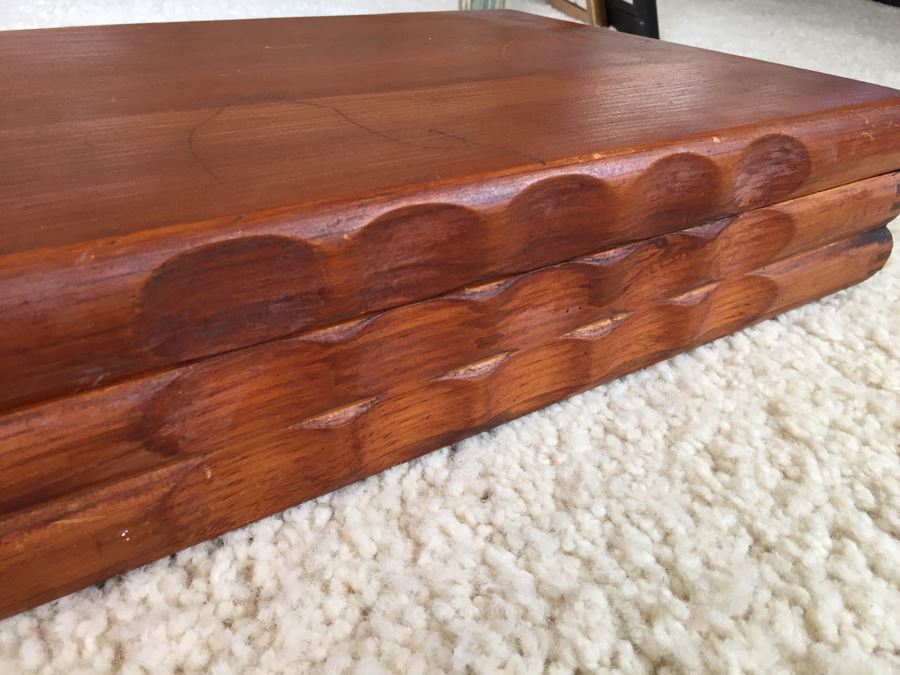 Wooden Silverware Storage Box National Silver Company Anti-Tarnish Chest [Photo 4]