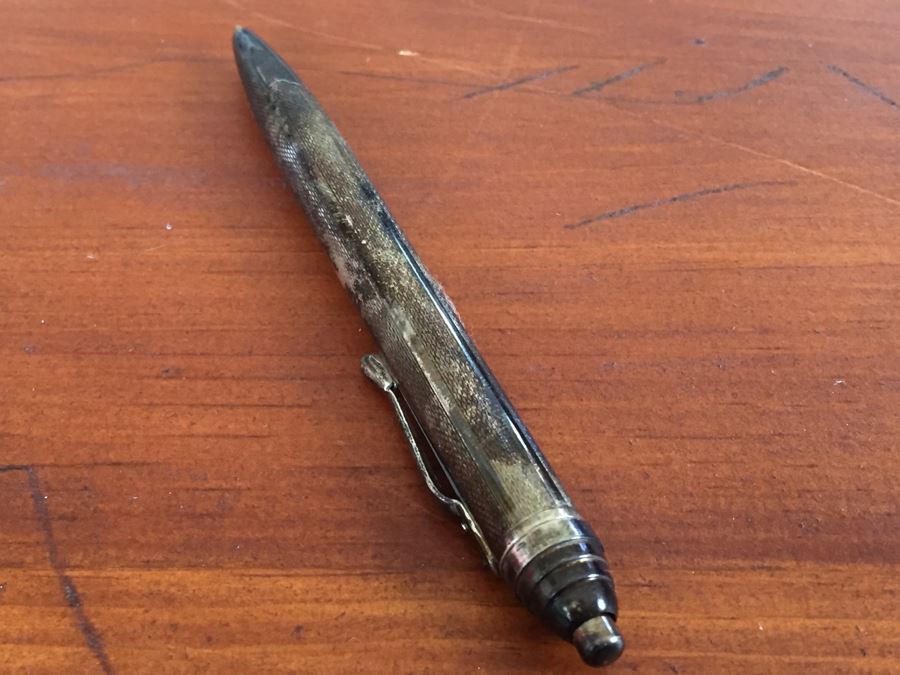 Von Hafen Hamburg Silver Ballpoint Pen Marked 935S [Photo 9]