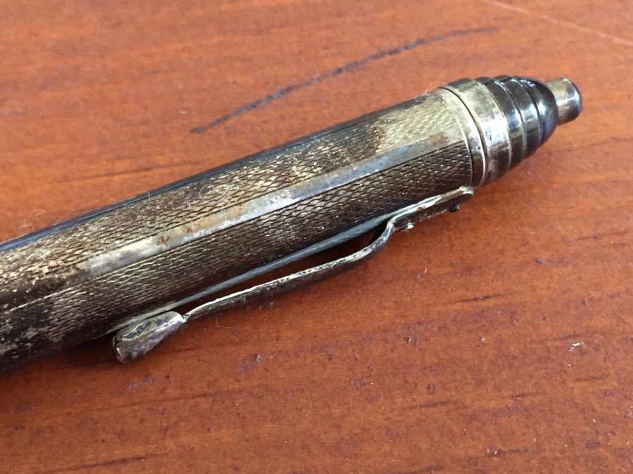 Von Hafen Hamburg Silver Ballpoint Pen Marked 935S [Photo 6]