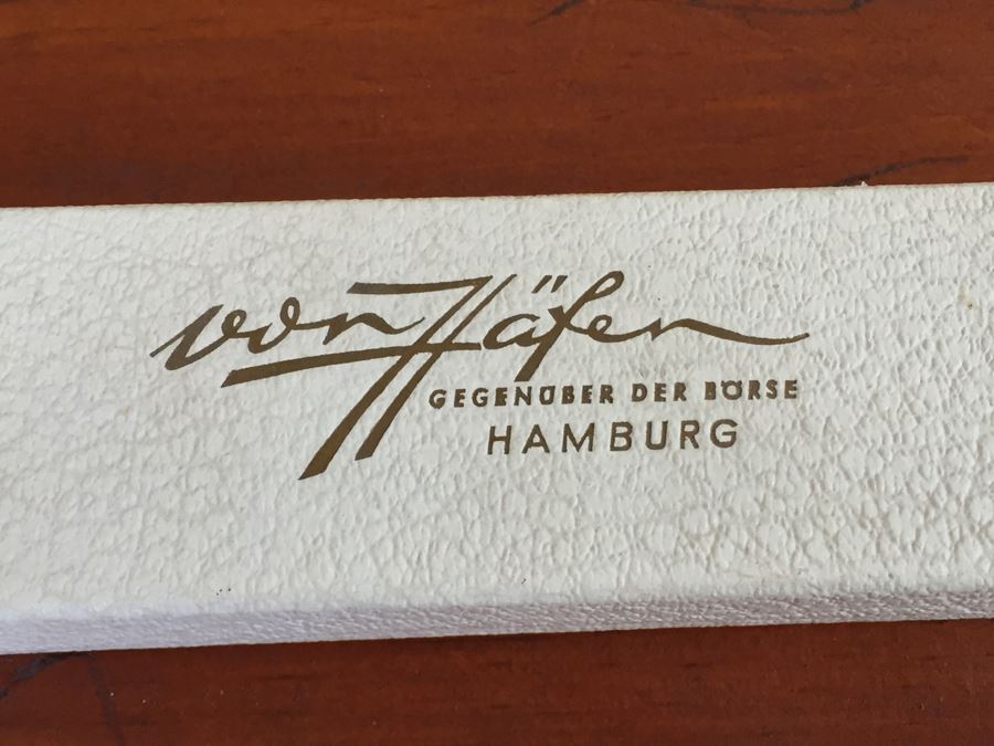 Von Hafen Hamburg Silver Ballpoint Pen Marked 935S [Photo 4]