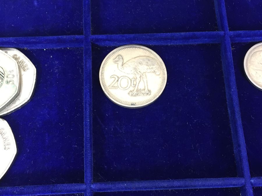 International Coin Collection In Nice 5-Drawer Presentation Box Organized By Country [Photo 73]