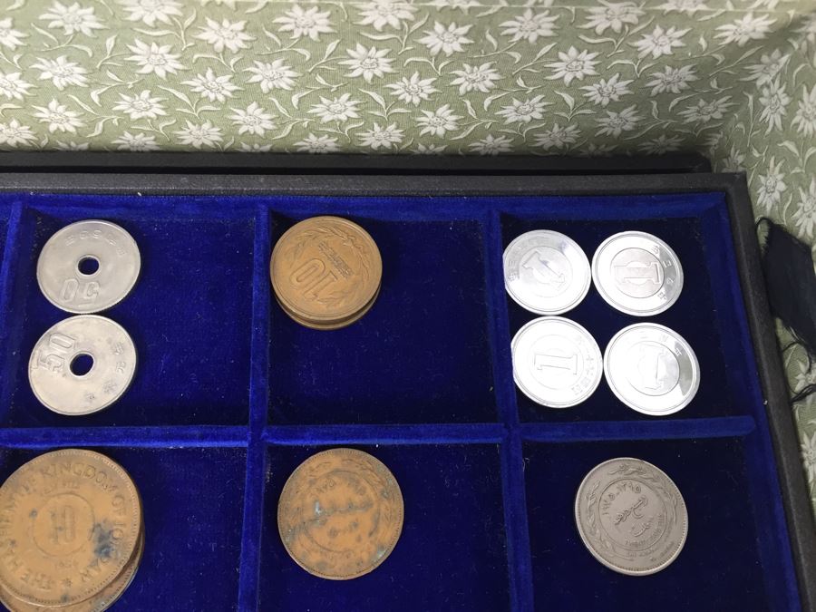 International Coin Collection In Nice 5-Drawer Presentation Box Organized By Country [Photo 63]