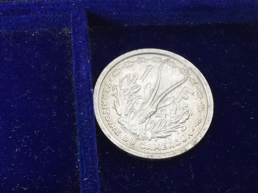 International Coin Collection In Nice 5-Drawer Presentation Box Organized By Country [Photo 38]