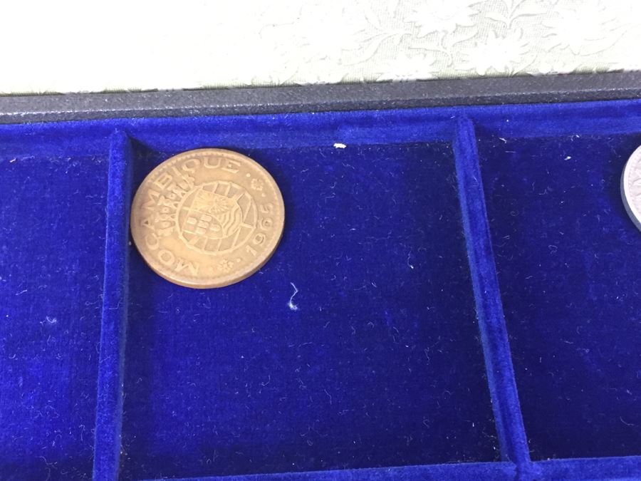International Coin Collection In Nice 5-Drawer Presentation Box Organized By Country [Photo 76]