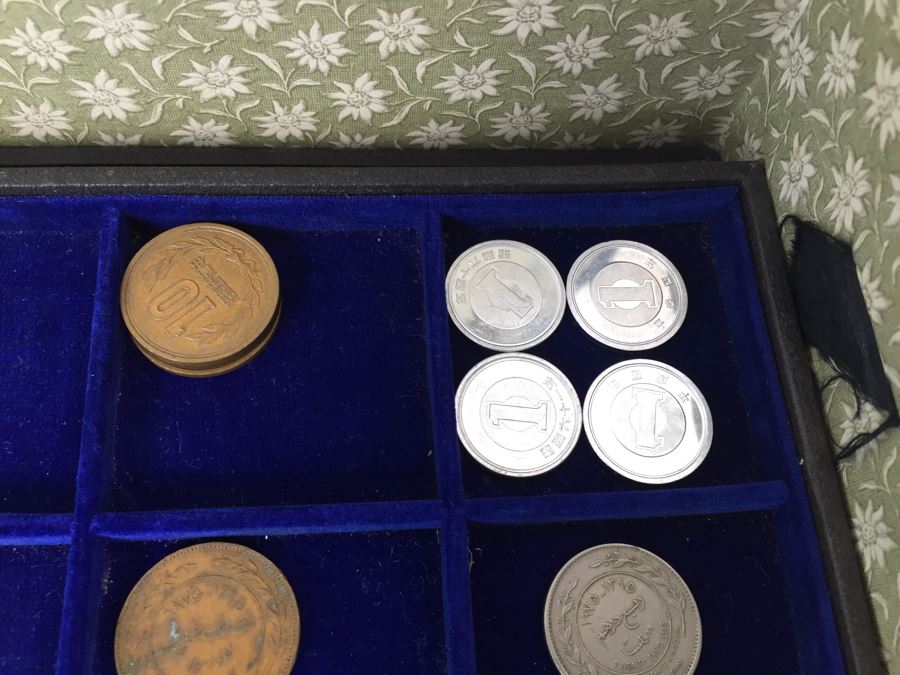 International Coin Collection In Nice 5-Drawer Presentation Box Organized By Country [Photo 64]