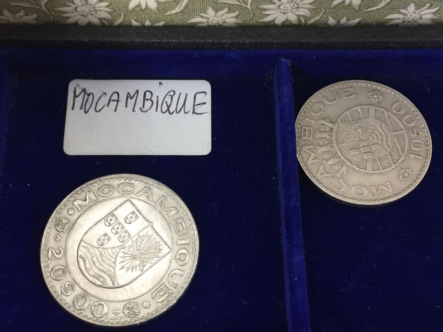 International Coin Collection In Nice 5-Drawer Presentation Box Organized By Country [Photo 75]