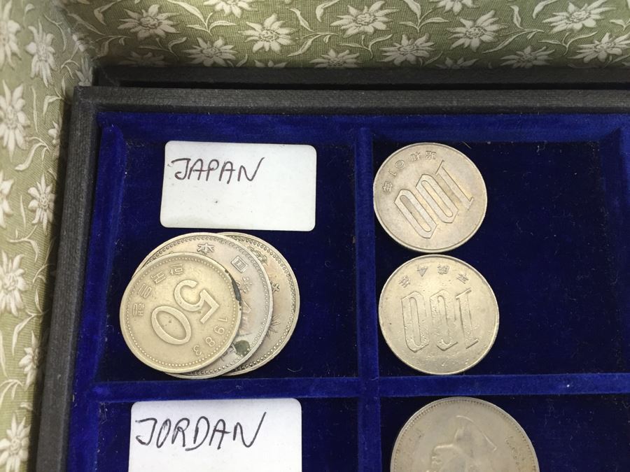 International Coin Collection In Nice 5-Drawer Presentation Box Organized By Country [Photo 61]