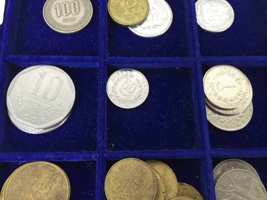 International Coin Collection In Nice 5-Drawer Presentation Box Organized By Country [Photo 27]