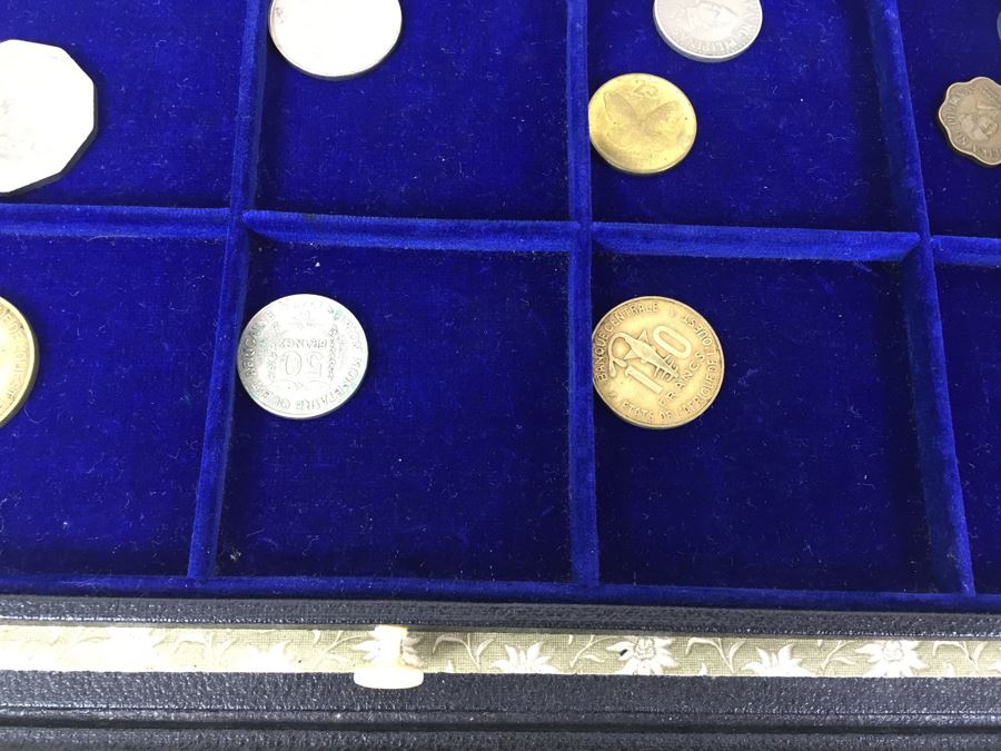 International Coin Collection In Nice 5-Drawer Presentation Box Organized By Country [Photo 66]