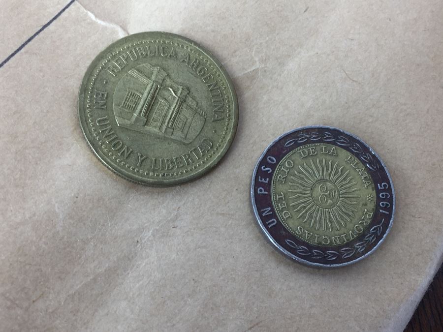 Huge Collection Of Internation Paper Money And Coins Organized By Country - Only Showing A Handful Of The Collection Within Shoebox [Photo 7]