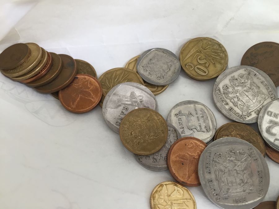 Huge Collection Of Internation Paper Money And Coins Organized By Country - Only Showing A Handful Of The Collection Within Shoebox [Photo 61]