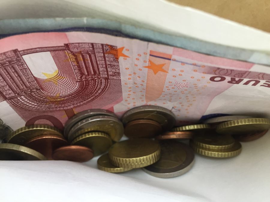 Huge Collection Of Internation Paper Money And Coins Organized By Country - Only Showing A Handful Of The Collection Within Shoebox [Photo 28]