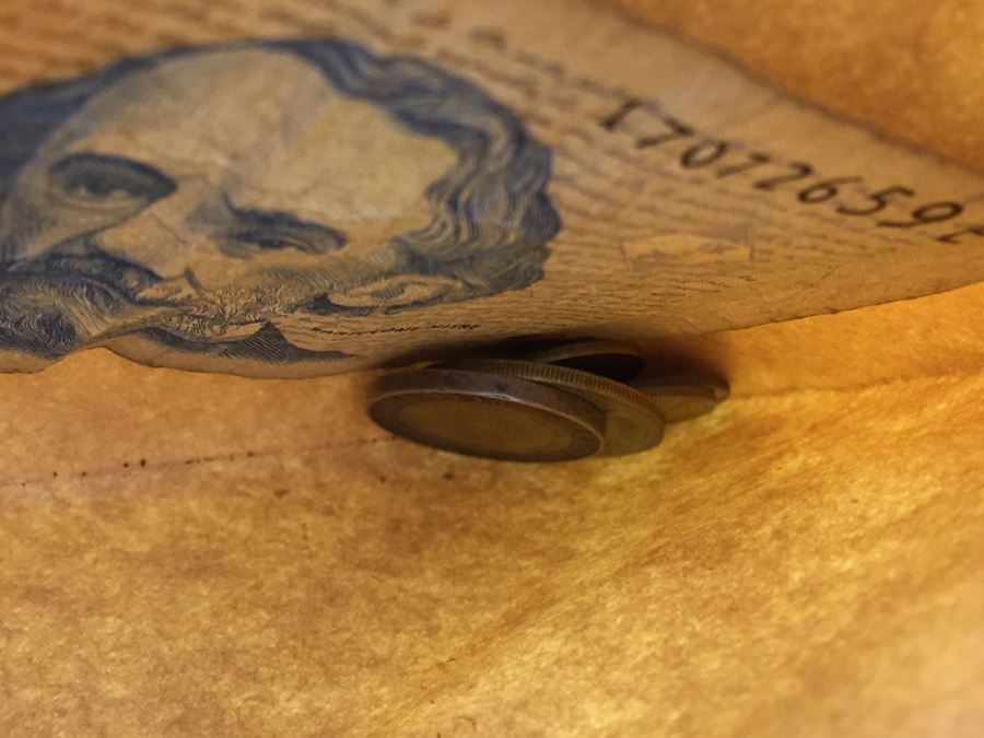 Huge Collection Of Internation Paper Money And Coins Organized By Country - Only Showing A Handful Of The Collection Within Shoebox [Photo 8]