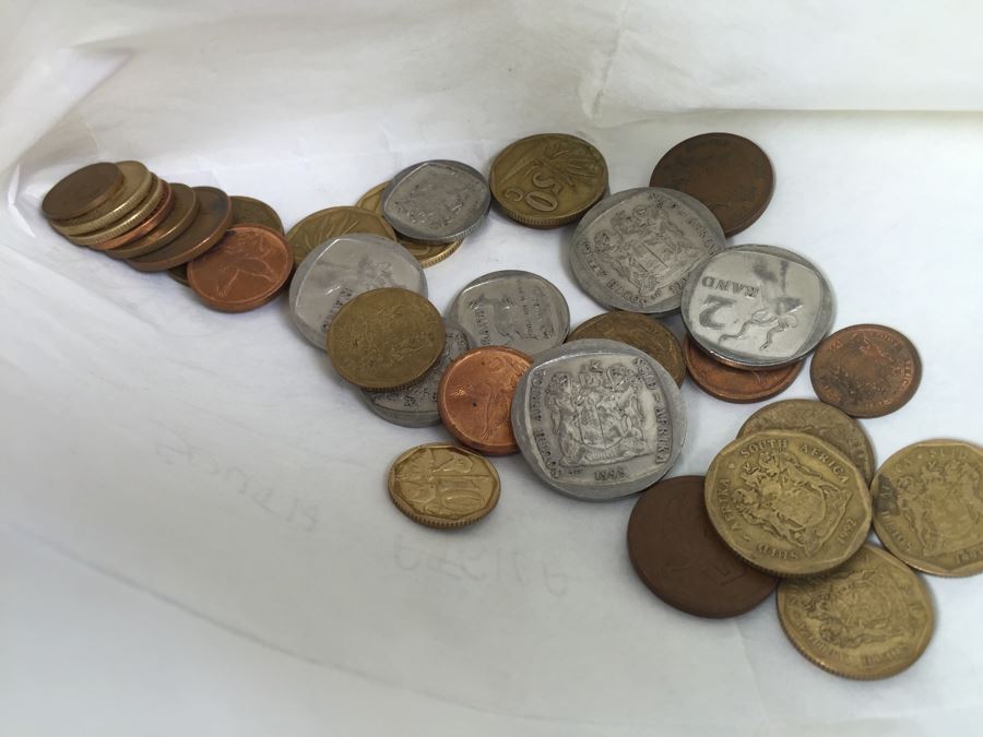 Huge Collection Of Internation Paper Money And Coins Organized By Country - Only Showing A Handful Of The Collection Within Shoebox [Photo 58]