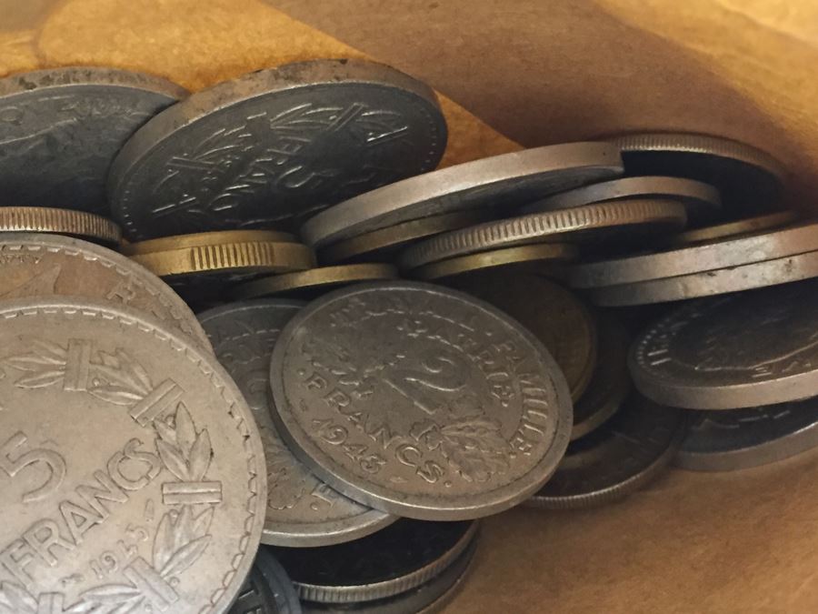 Huge Collection Of Internation Paper Money And Coins Organized By Country - Only Showing A Handful Of The Collection Within Shoebox [Photo 34]