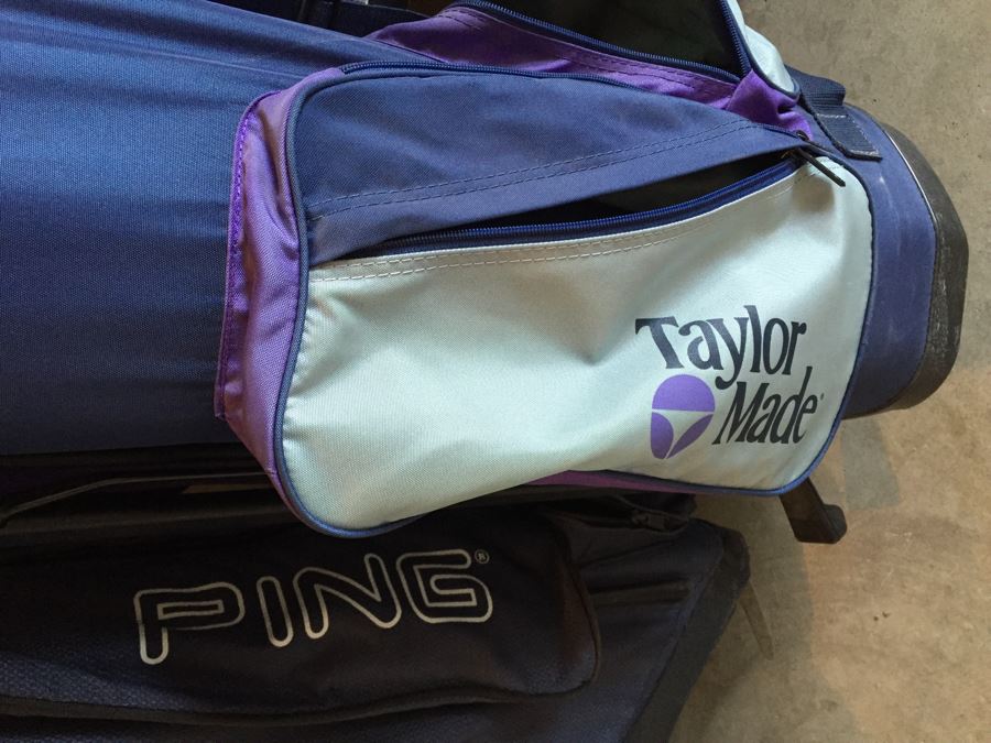 Huge Golfing Equipment Lot With Taylor Made And Ping Golf Clubs, Bags And Accessories [Photo 40]