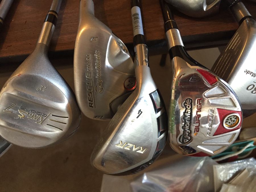 Huge Golfing Equipment Lot With Taylor Made And Ping Golf Clubs, Bags And Accessories [Photo 4]
