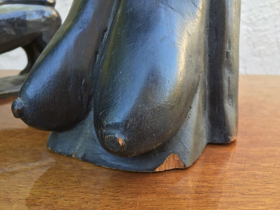 JUST ADDED - Pair Of African Carved Wood Sculptures [Photo 18]