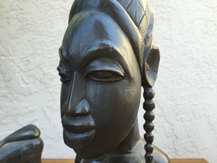 JUST ADDED - Pair Of African Carved Wood Sculptures [Photo 17]