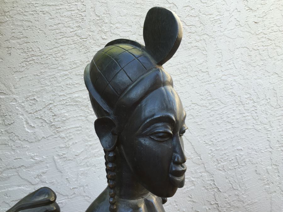 JUST ADDED - Pair Of African Carved Wood Sculptures [Photo 11]