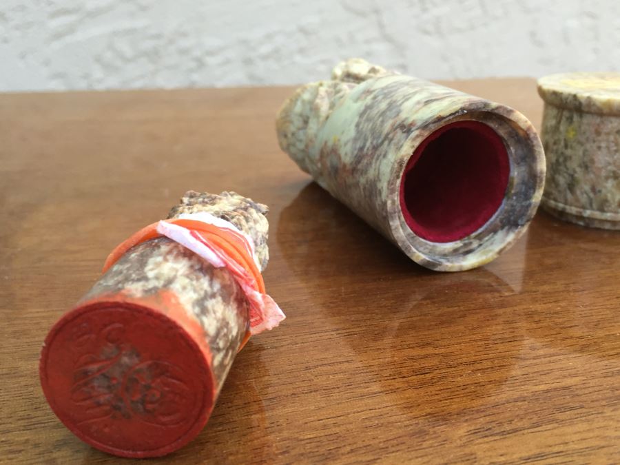 JUST ADDED - Vintage Chinese Carved Stone Stamp [Photo 22]