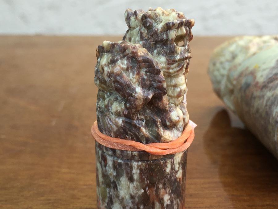 JUST ADDED - Vintage Chinese Carved Stone Stamp [Photo 16]