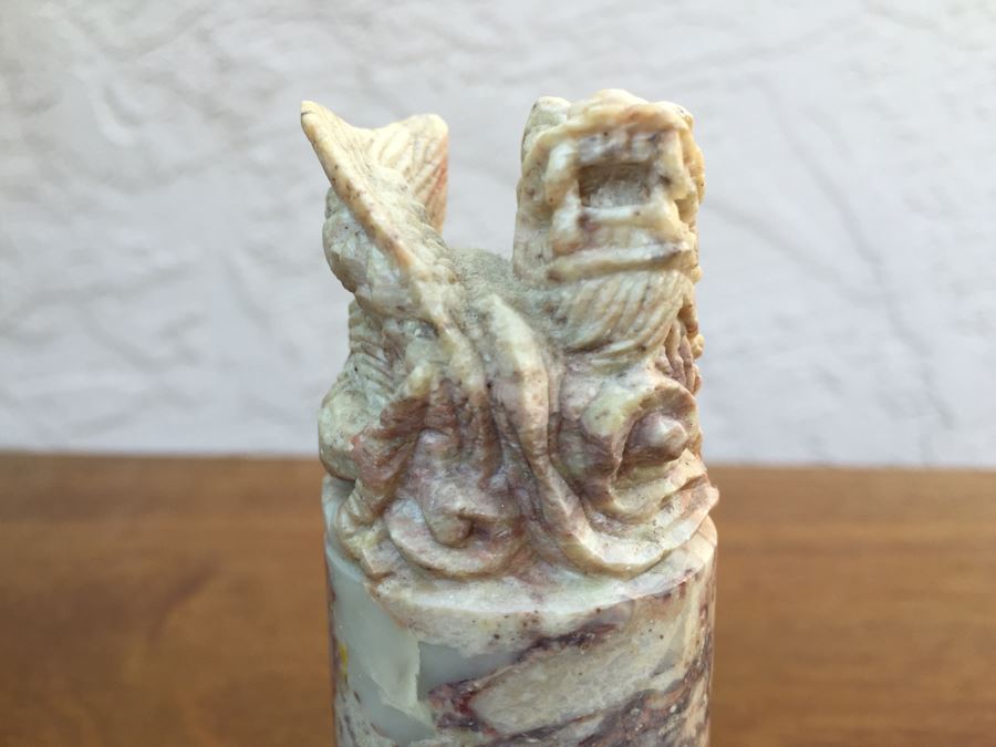 JUST ADDED - Vintage Chinese Carved Stone Stamp [Photo 6]