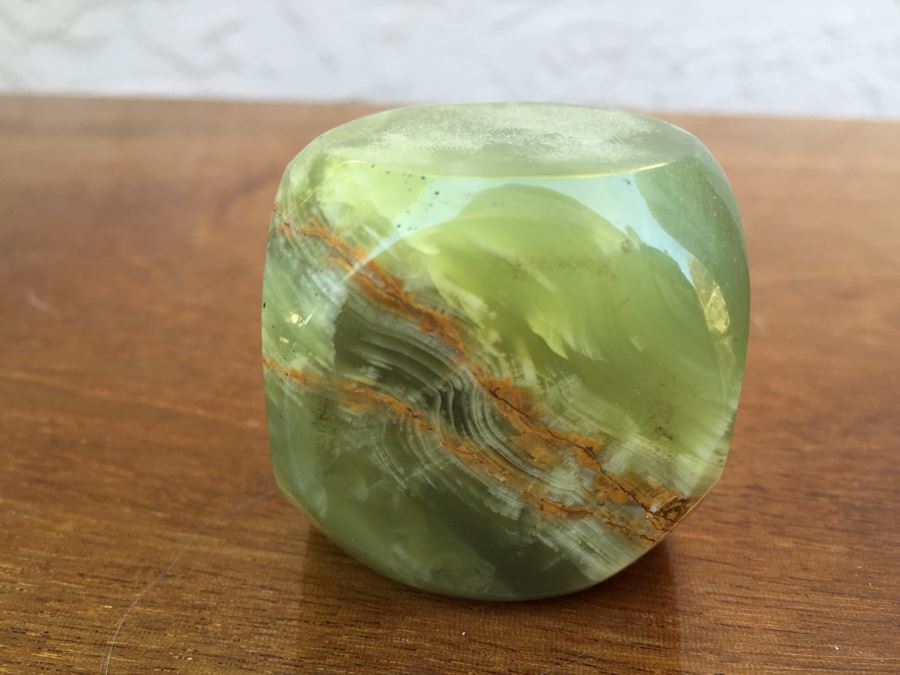 JUST ADDED - Small Stone Paperweight And Small Carved Stone Buddha [Photo 13]